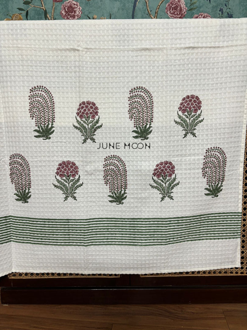 Firdaus - Block Printed Bath Towel