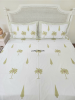 Load image into Gallery viewer, Into The Woods - Block Printed Bedsheet Set
