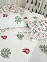 Load image into Gallery viewer, Born To Be Loved - Set of Quilt &amp; Bedsheet
