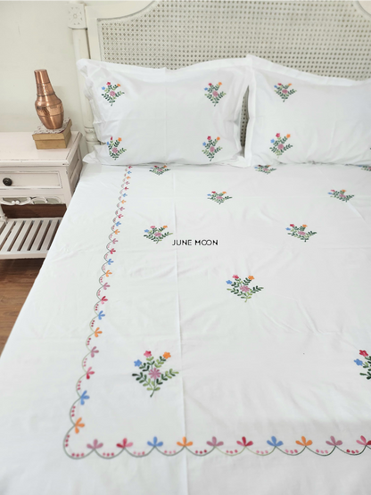 Katherine - Embroidered Bedsheet Set