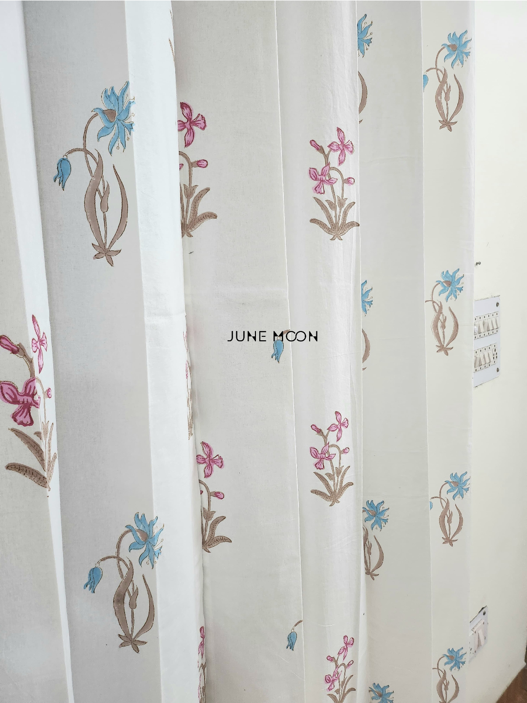 Song of Hope - Block Printed Curtains