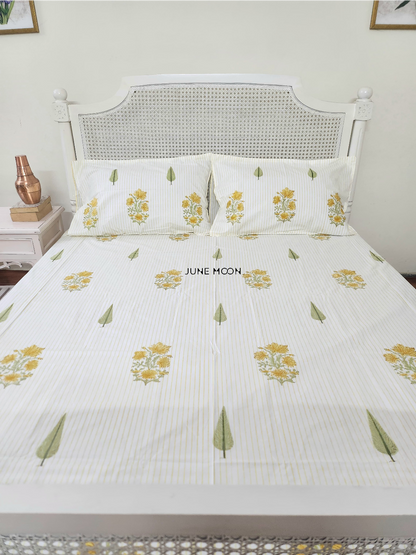 Tinted Nook - Block Printed Bedsheet Set