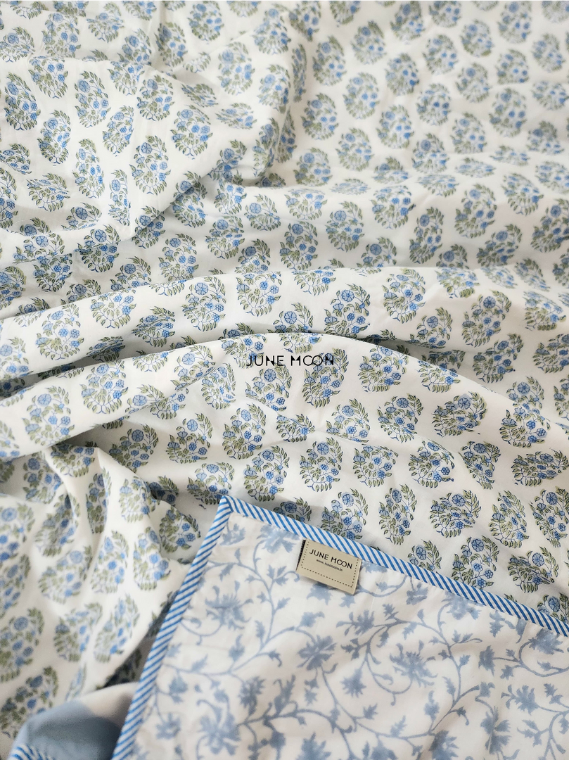 Jodhpur Diaries - Block Printed Muslin Dohar