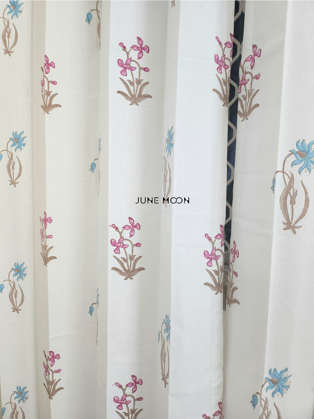 Song of Hope - Block Printed Curtains