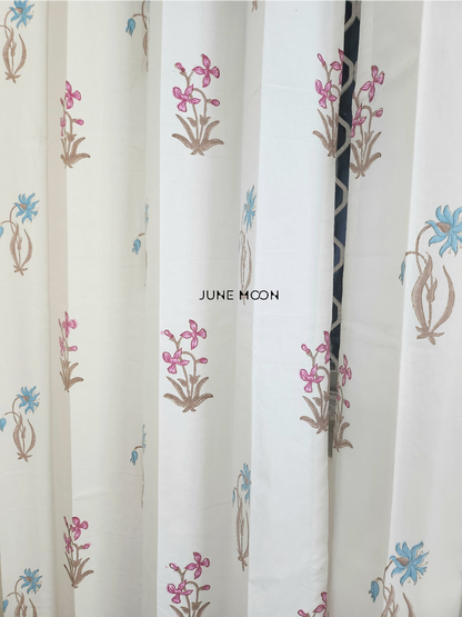 Song of Hope - Block Printed Curtains