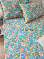 Load image into Gallery viewer, Vasundhara - Block Printed Bedsheet Set
