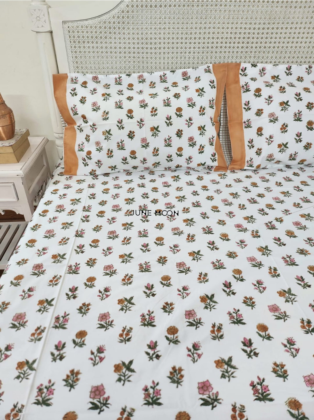 Barfi - Block Printed Bedsheet Set