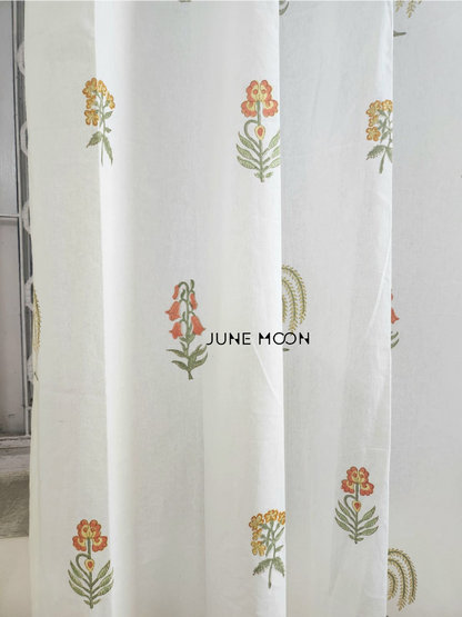 My Little Sunshine - Block Printed Curtains