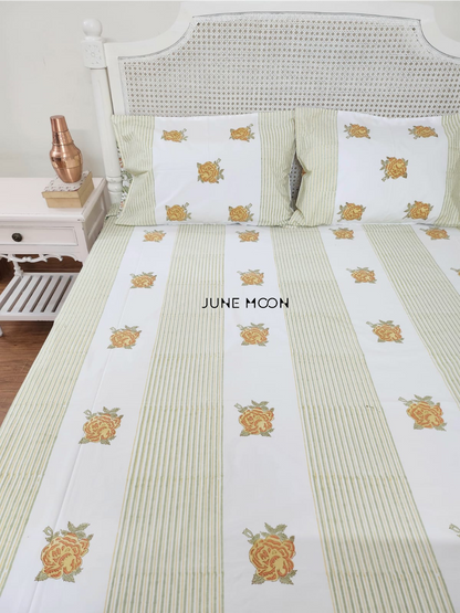 Women of Spring - Block Printed Bedsheet Set
