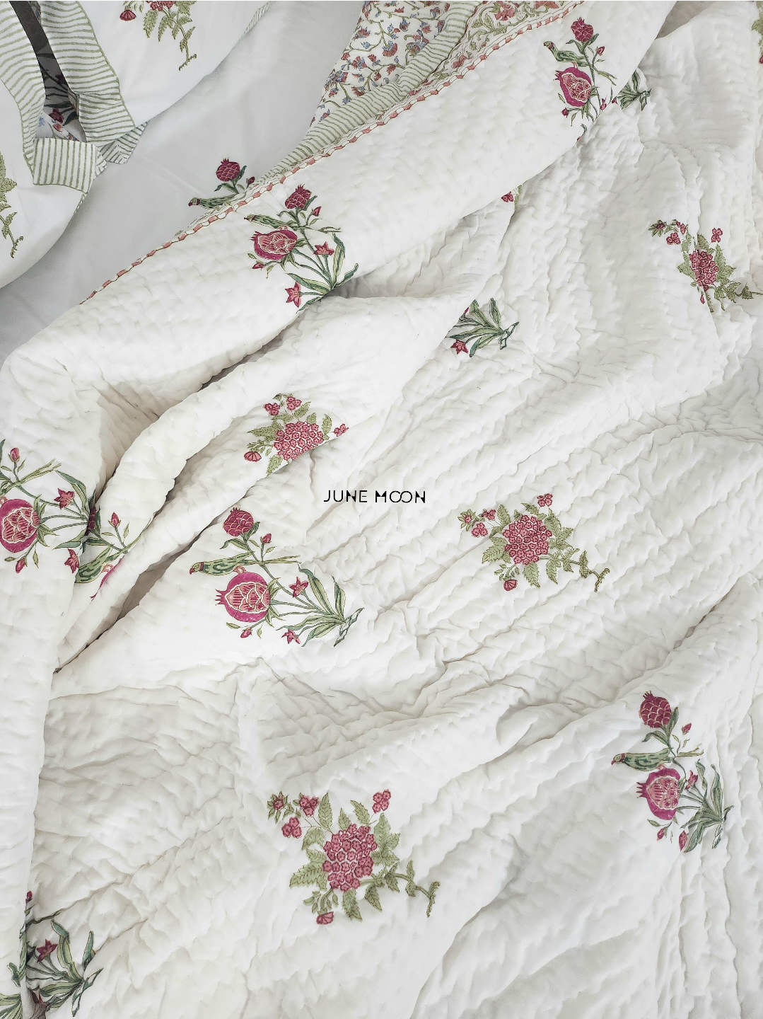 Kudrat - Block Printed Muslin Quilt