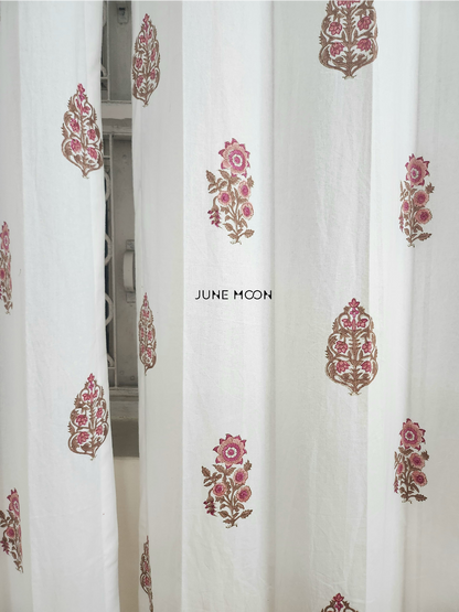 Gul Bano - Block Printed Curtains