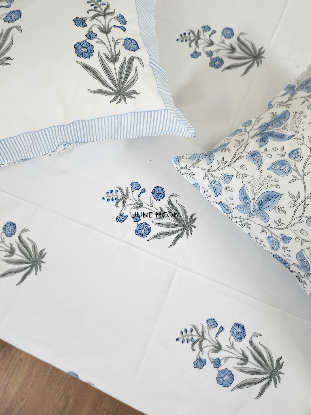 Falak - Block Printed Bedsheet Set