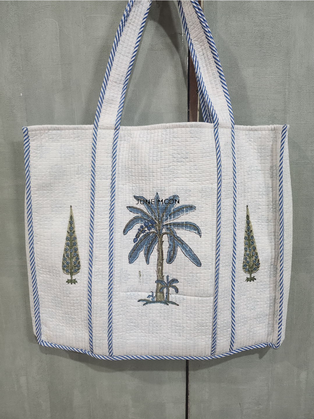 Roza - Block Printed Tote Bag