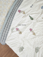 Load image into Gallery viewer, Song of India - Block Printed Muslin Quilt
