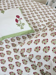 Rare Rubies - Block Printed Bedsheet Set