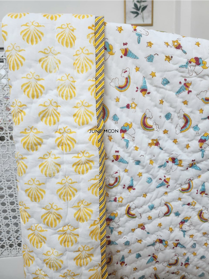 Rainbow World - Baby Quilt