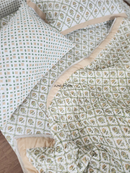 Albeli - Block Printed Muslin Quilt