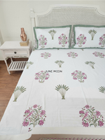 Load image into Gallery viewer, Floresta - Block Printed Bedsheet Set