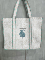 Load image into Gallery viewer, Roza - Block Printed Tote Bag
