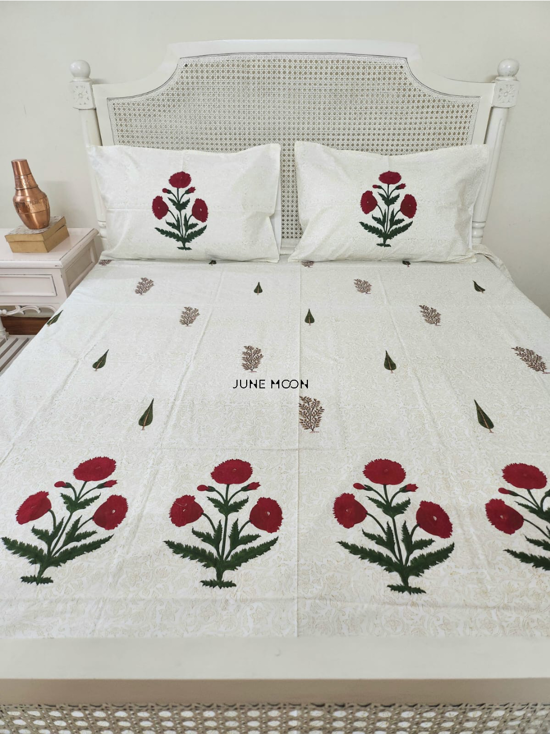 Mehreen - Block Printed Bedsheet Set