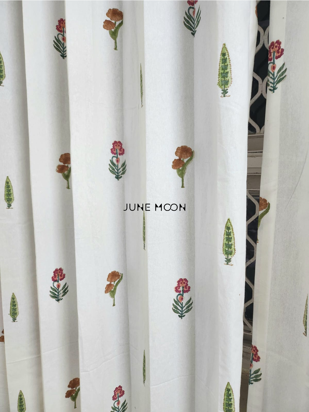 Shades of Grace - Block Printed Curtains