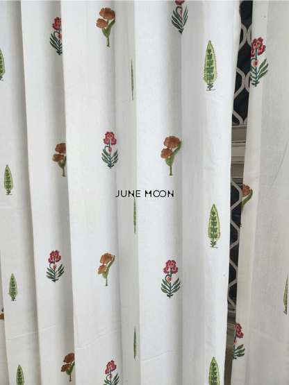 Shades of Grace - Block Printed Curtains