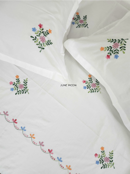 Katherine - Embroidered Bedsheet Set