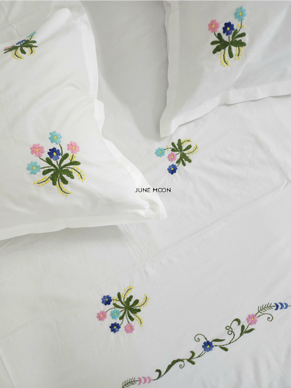 Margaret - Embroidered Bedsheet Set