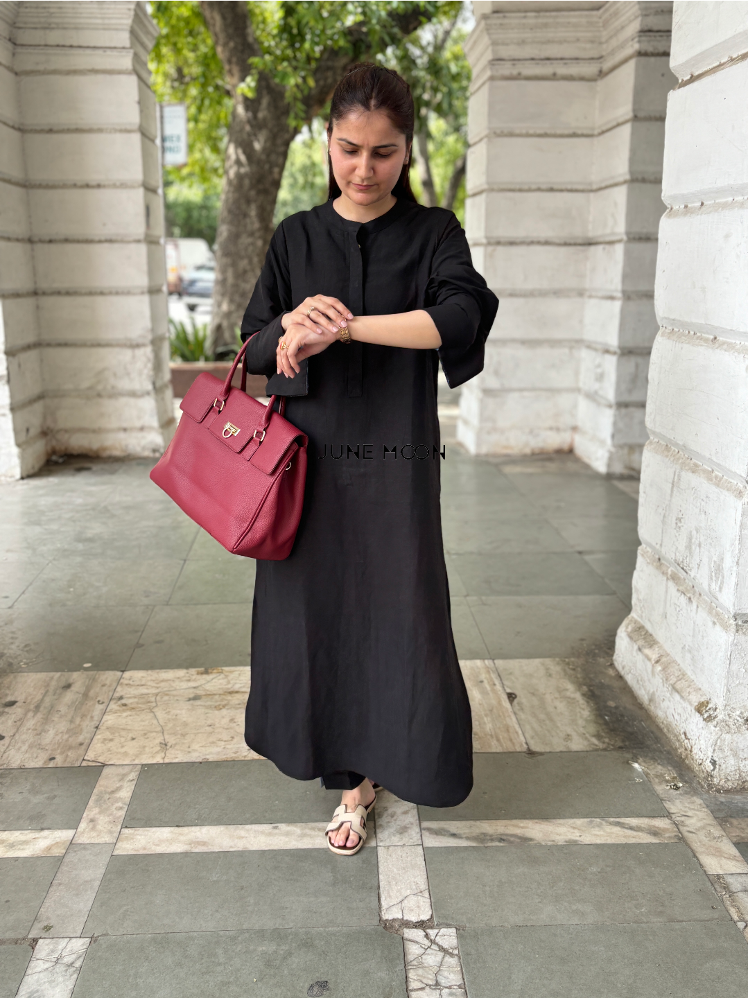 Sable - Linen Blend Kurta