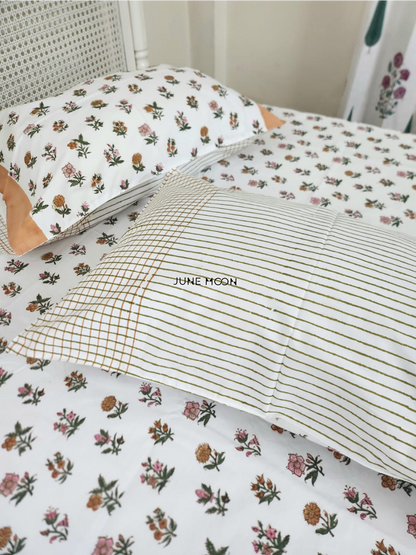 Barfi - Block Printed Bedsheet Set