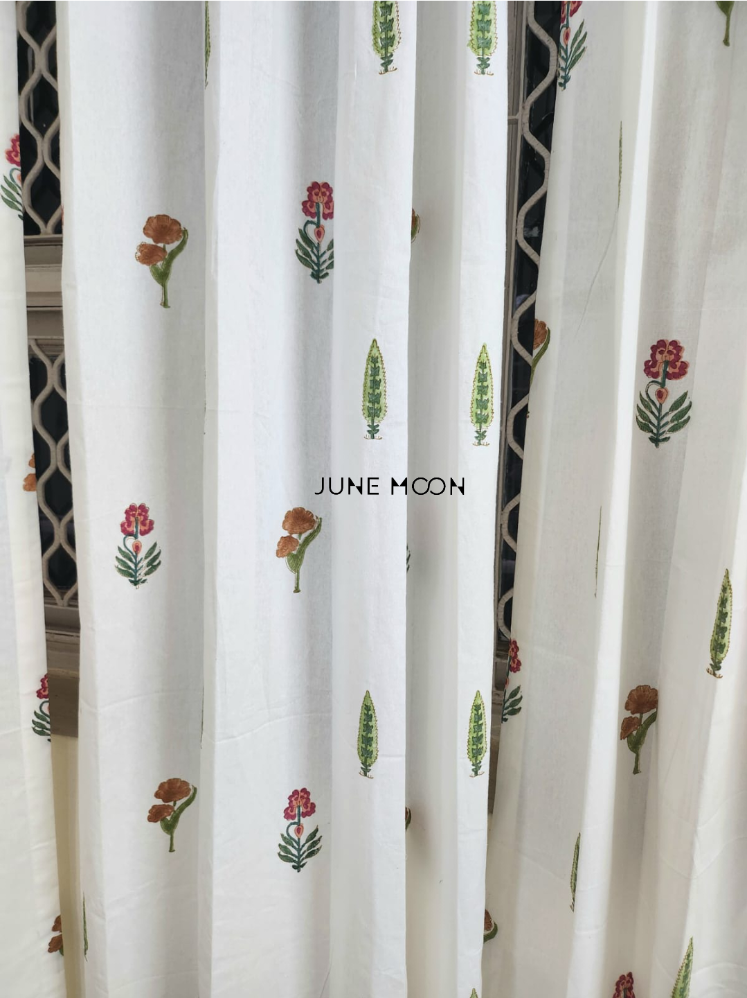 Shades of Grace - Block Printed Curtains