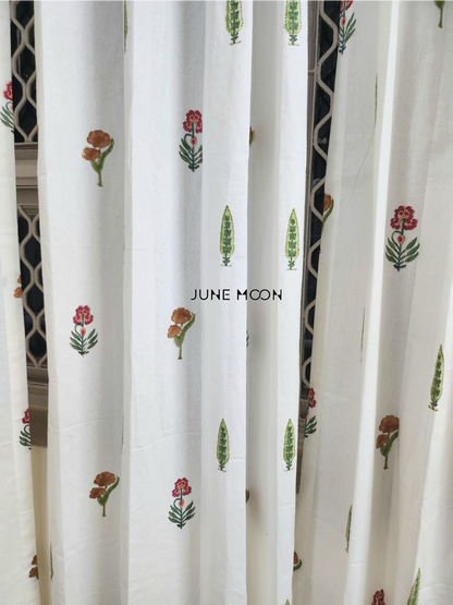 Shades of Grace - Block Printed Curtains
