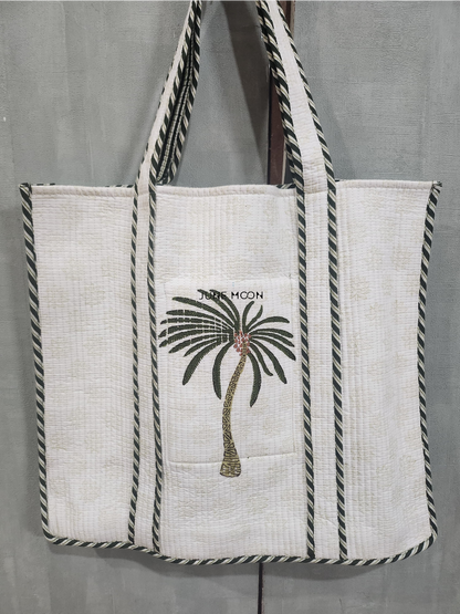 Roza - Block Printed Tote Bag
