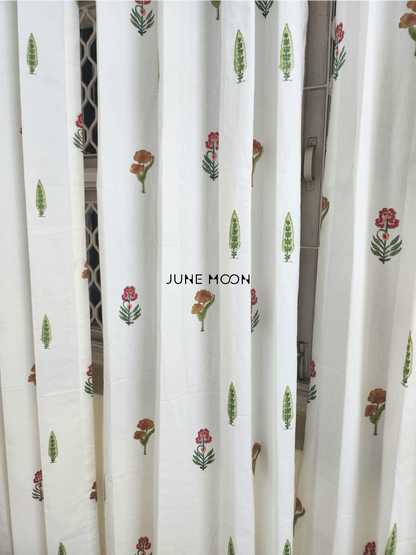 Shades of Grace - Block Printed Curtains