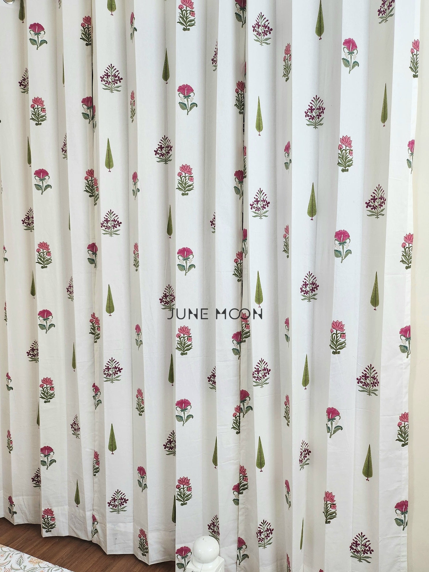 French Garden - Block Printed Curtains