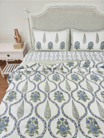 Load image into Gallery viewer, Cool Cascades - Quilted Bedcover Set
