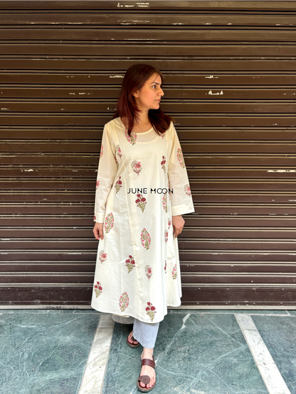 Saundarya - Block Printed Kurta