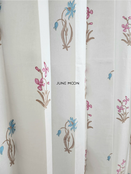 Song of Hope - Block Printed Curtains