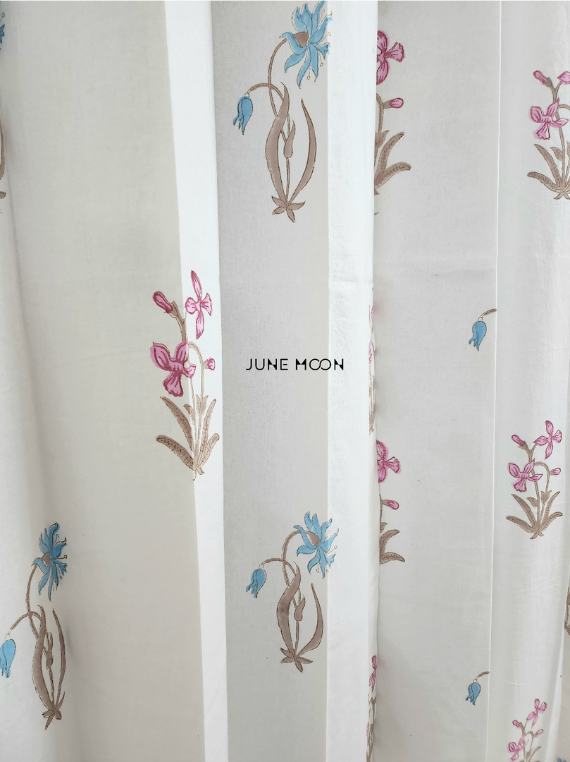 Song of Hope - Block Printed Curtains