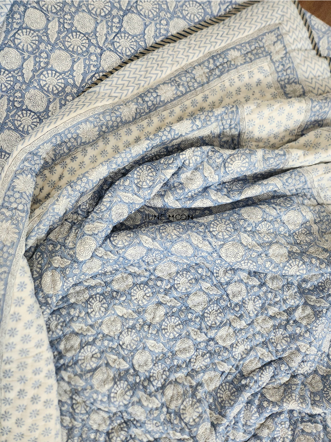 Nyla - Block Printed Muslin Quilt