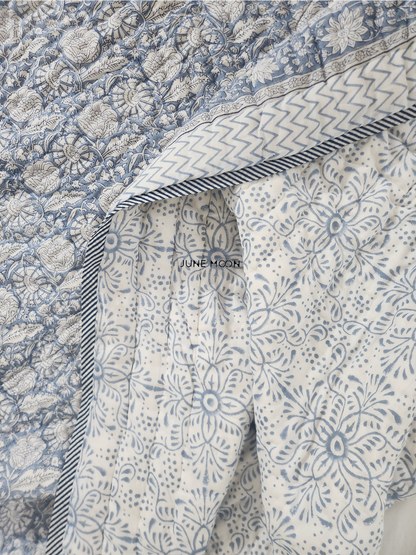 Chaandni - Block Printed Muslin Quilt