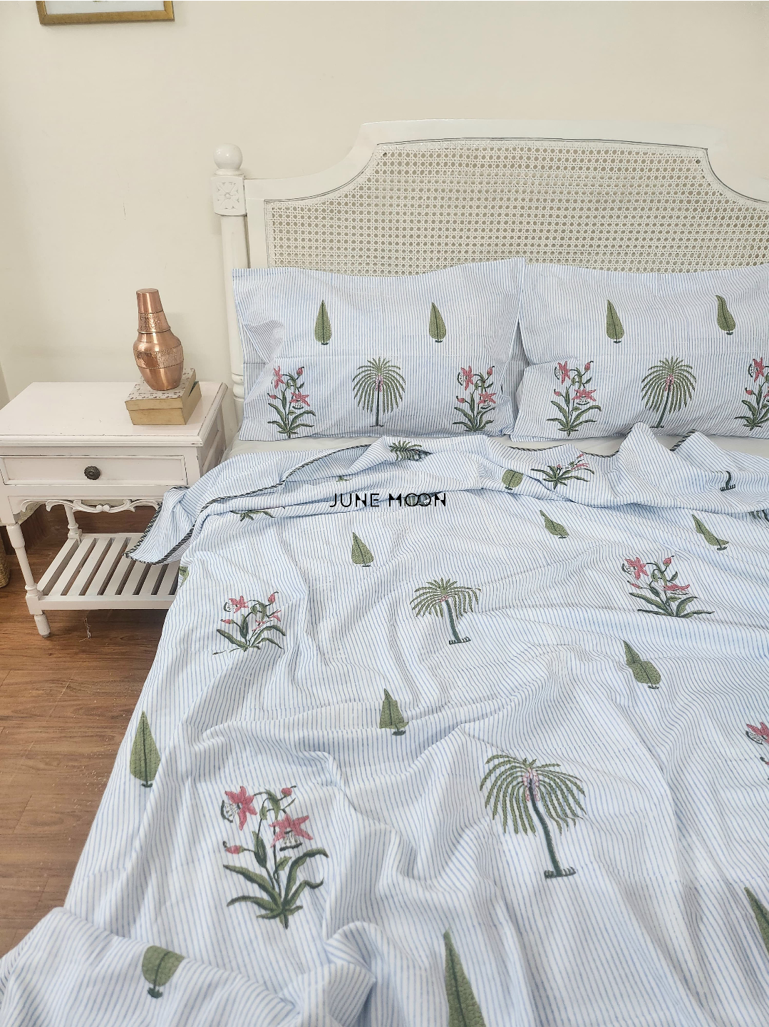 Rimjhim - Block Printed Muslin Dohar