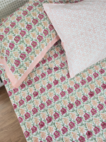 Load image into Gallery viewer, Roseate - Block Printed Bedsheet Set
