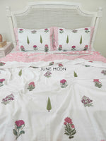 Load image into Gallery viewer, French Garden - Block Printed Muslin Dohar
