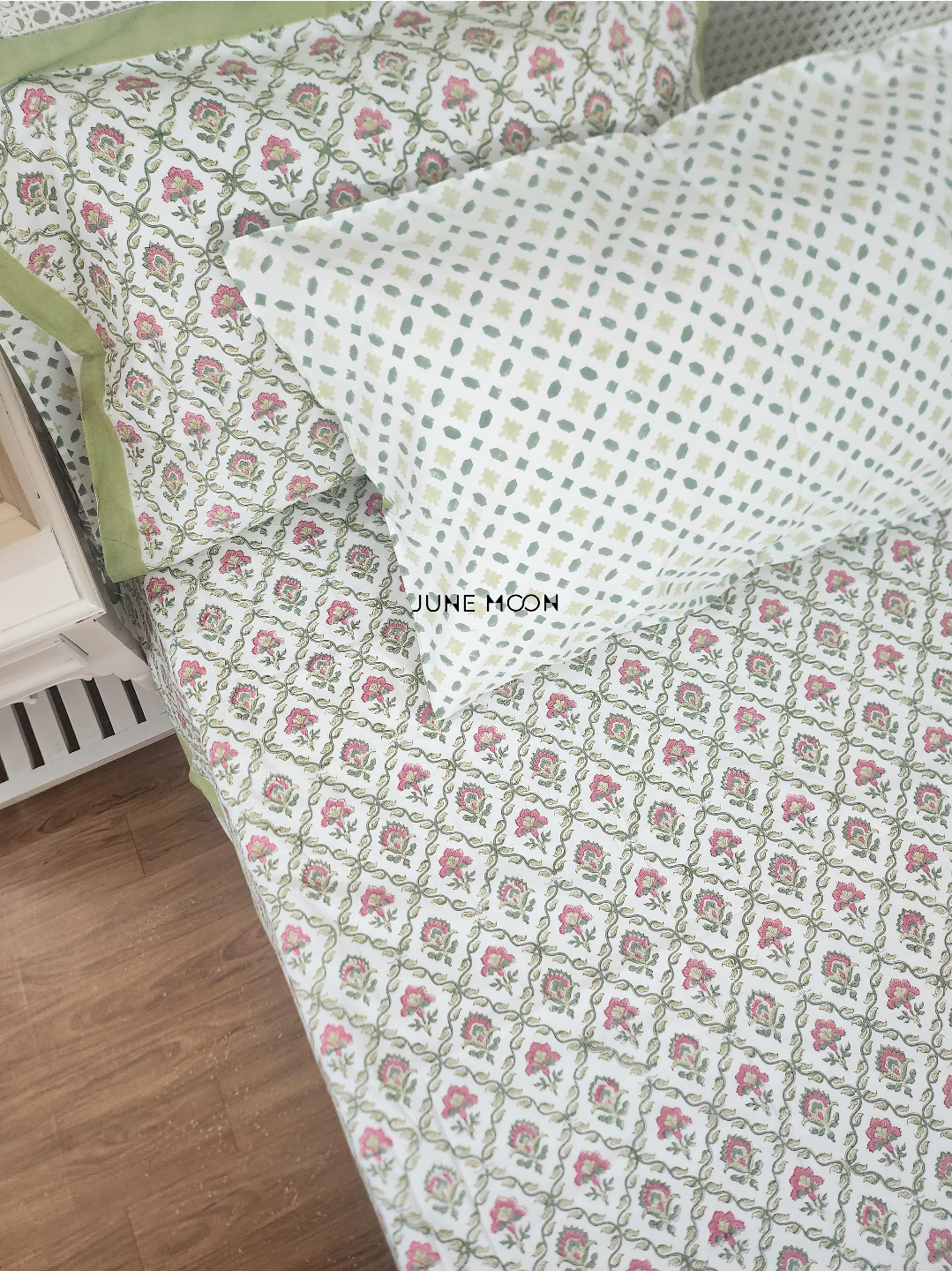 Manmohini - Block Printed Bedsheet Set