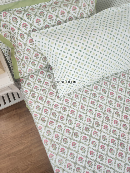 Manmohini - Block Printed Bedsheet Set