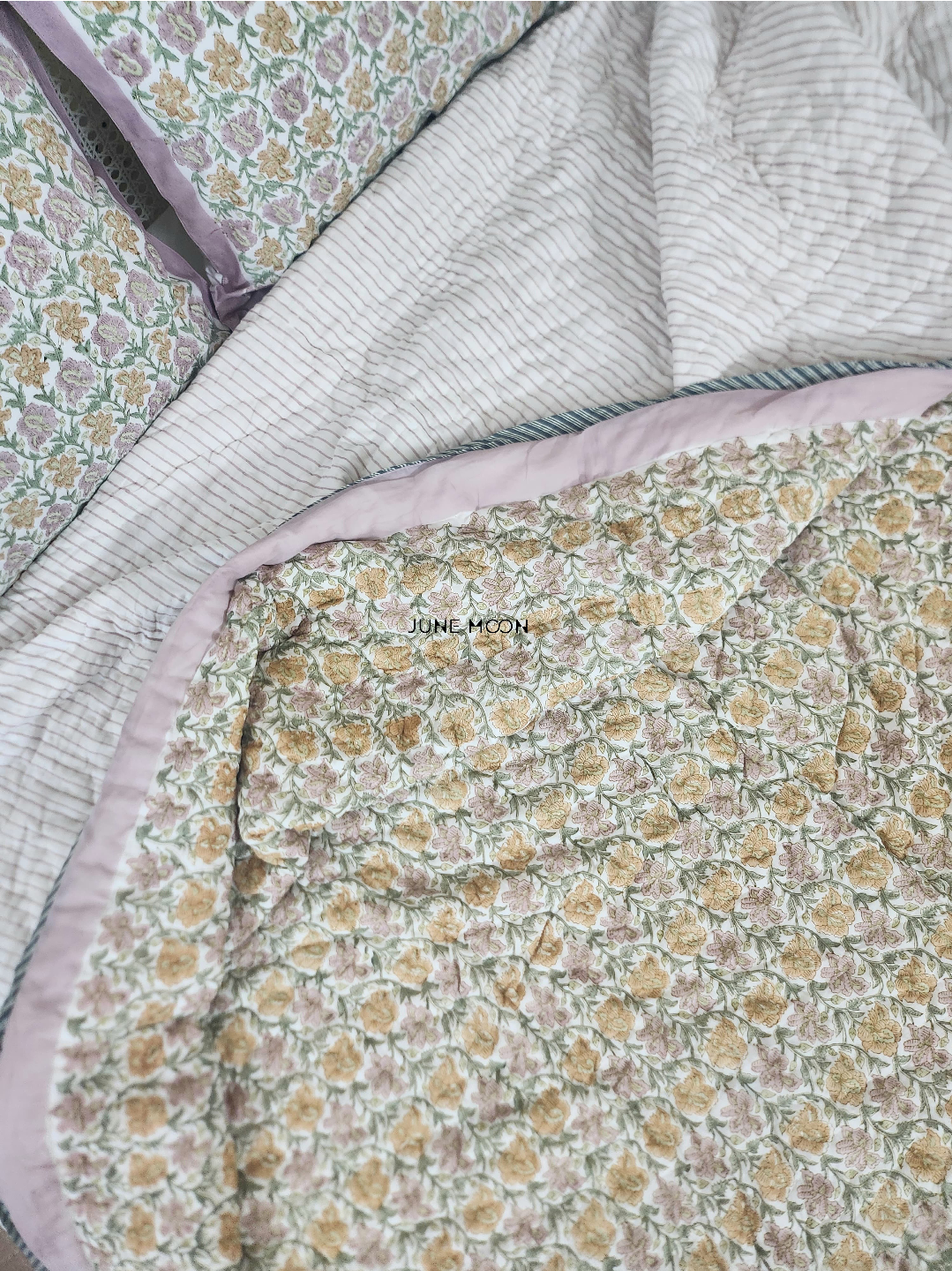 Fairytale - Block Printed Muslin Quilt