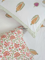 Load image into Gallery viewer, Golden Oak - Block Printed Bedsheet Set
