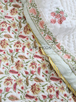 Load image into Gallery viewer, Summer Rouge - Block Printed Muslin Quilt
