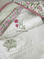 Load image into Gallery viewer, Princess Petals - Set of Quilt &amp; Bedsheet
